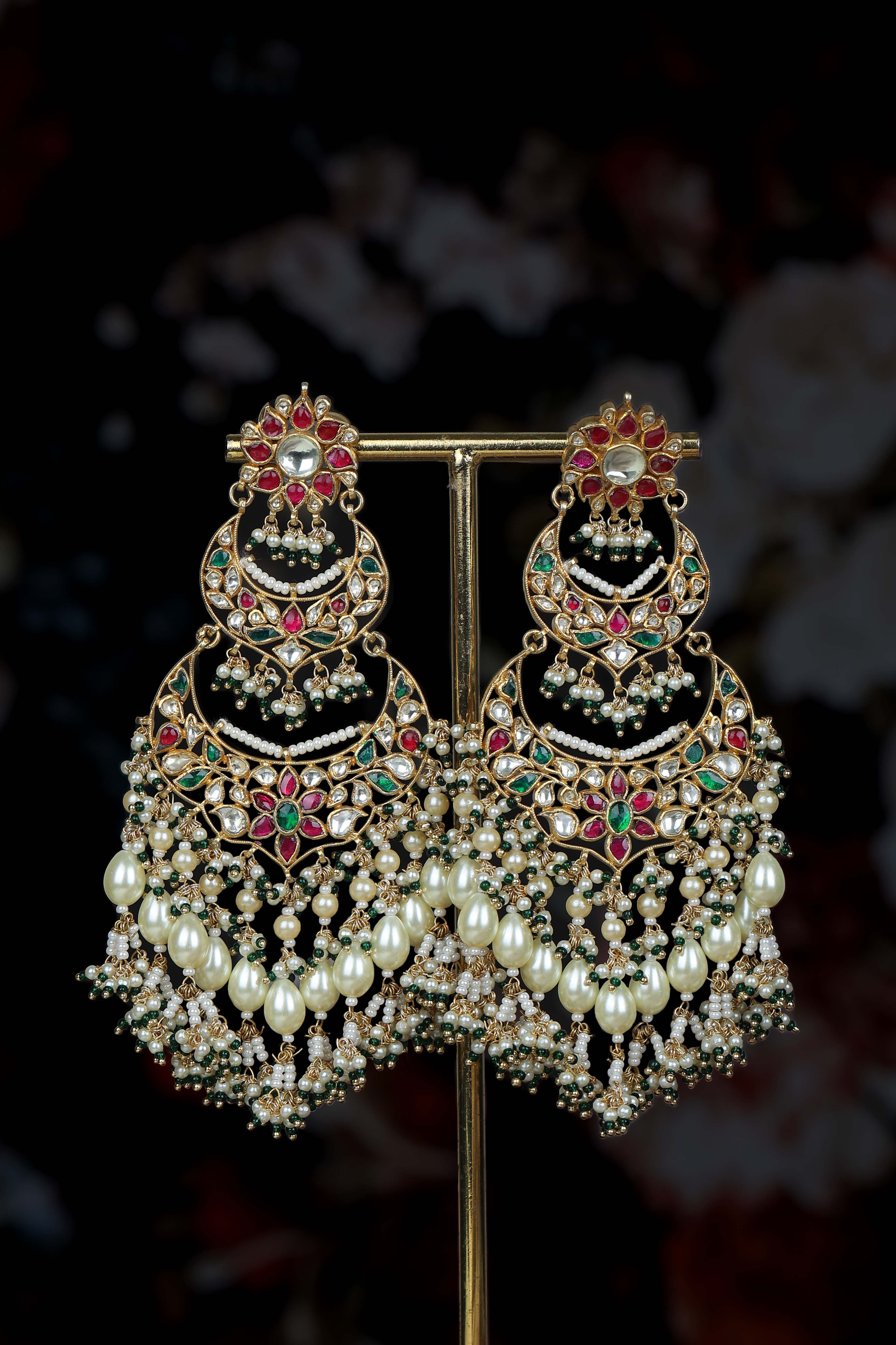 Anusuya Polki Earrings - Main Image
