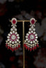 Vidhi Earrings Maroon