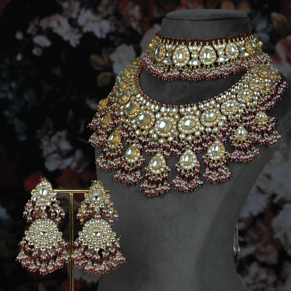 Aayna bridal necklace set