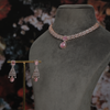 Auraa Light Pink Necklace Set