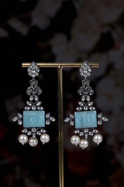 Zunaira earrings (aqua)