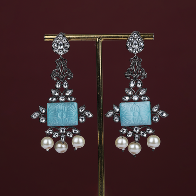 Zunaira earrings (aqua)