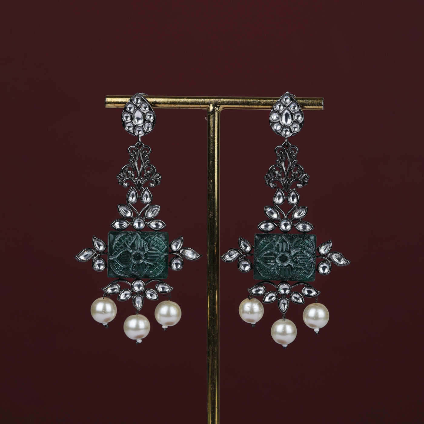 Zunaira earrings (green)