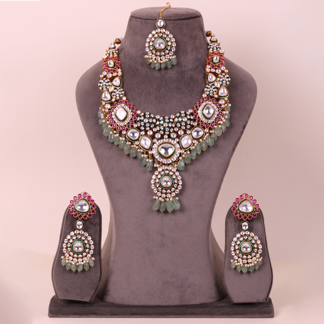 Pratibha Kundan Necklace Set