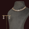 Elegant kundan diamond Shape Necklace Net