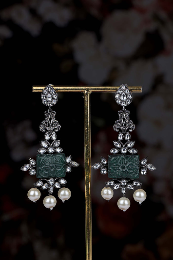 Zunaira earrings (green)