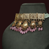 GARGI PEARL DROP CHOKER NECKLACE SET