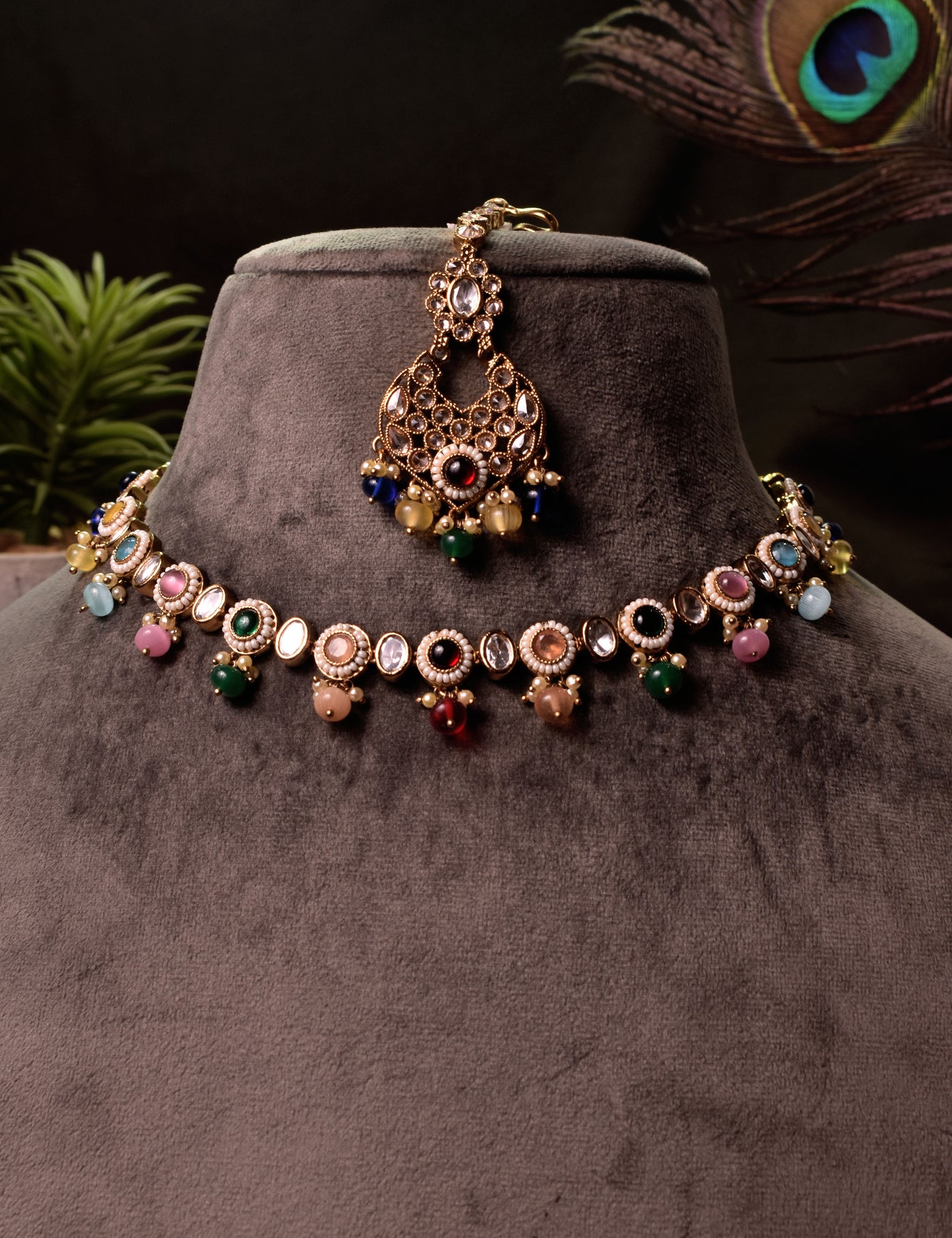 Jiya necklace set (multi)