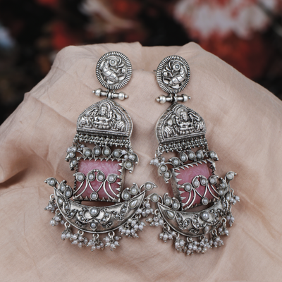 Willow earrings (pink)