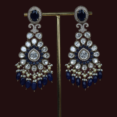 Vidhi Earrings Blue