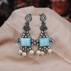 Zunaira earrings (aqua)