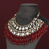 Nihira necklace set (ruby)