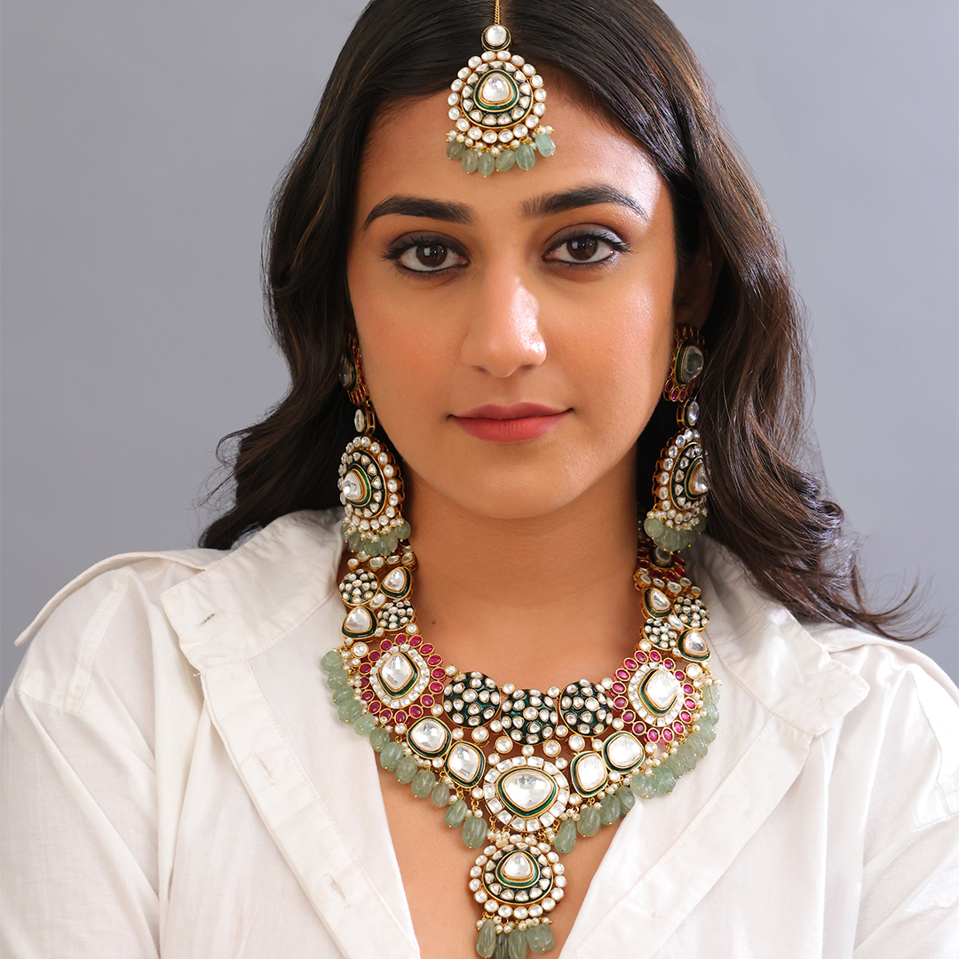 Pratibha Kundan Necklace Set