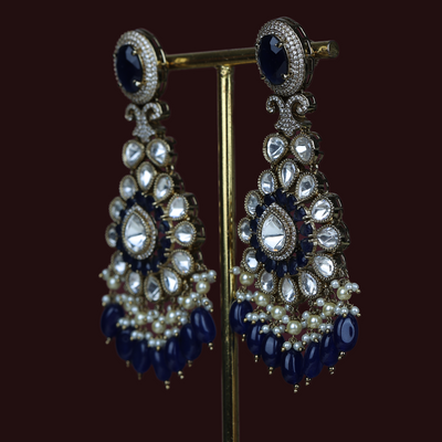 Vidhi Earrings Blue