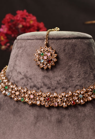 Anisha necklace set (multi)