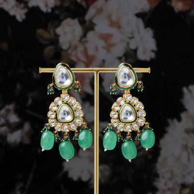 Eshira Emerald Kundan Set