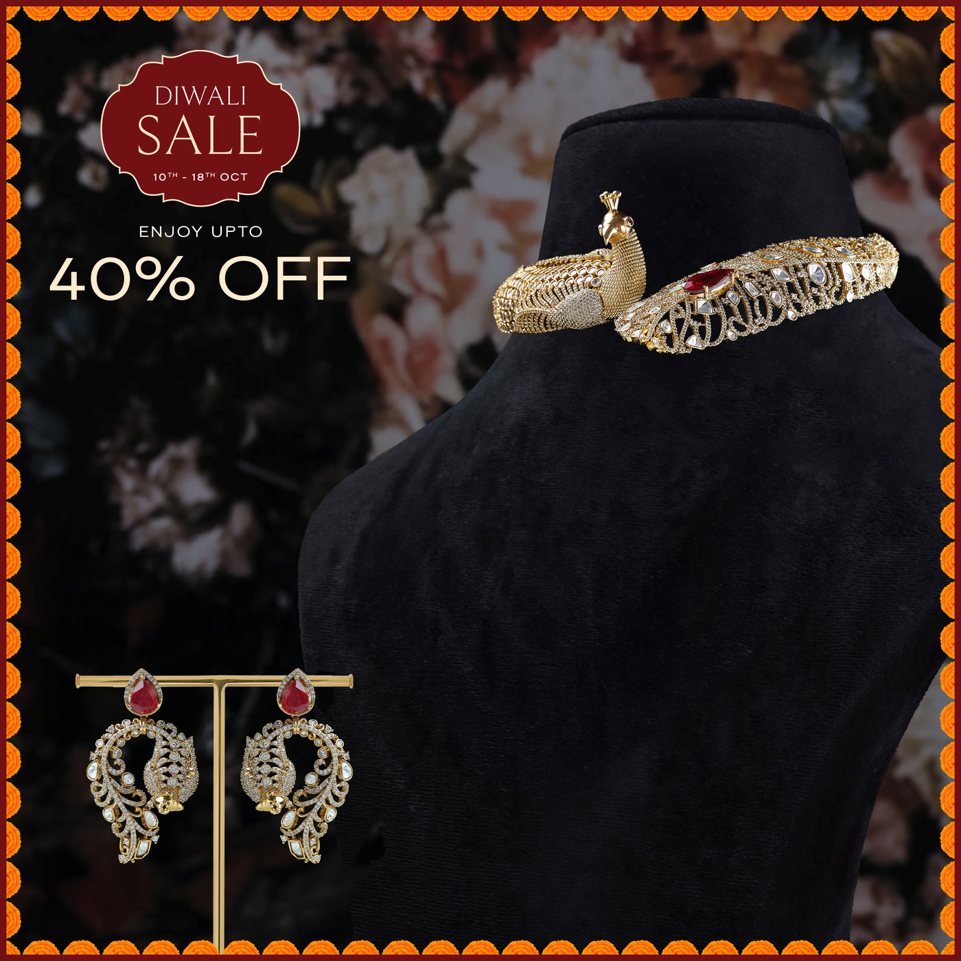 Mayura Mohini Necklace Set