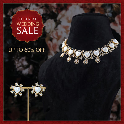 Ishara Pearl Kundan Set