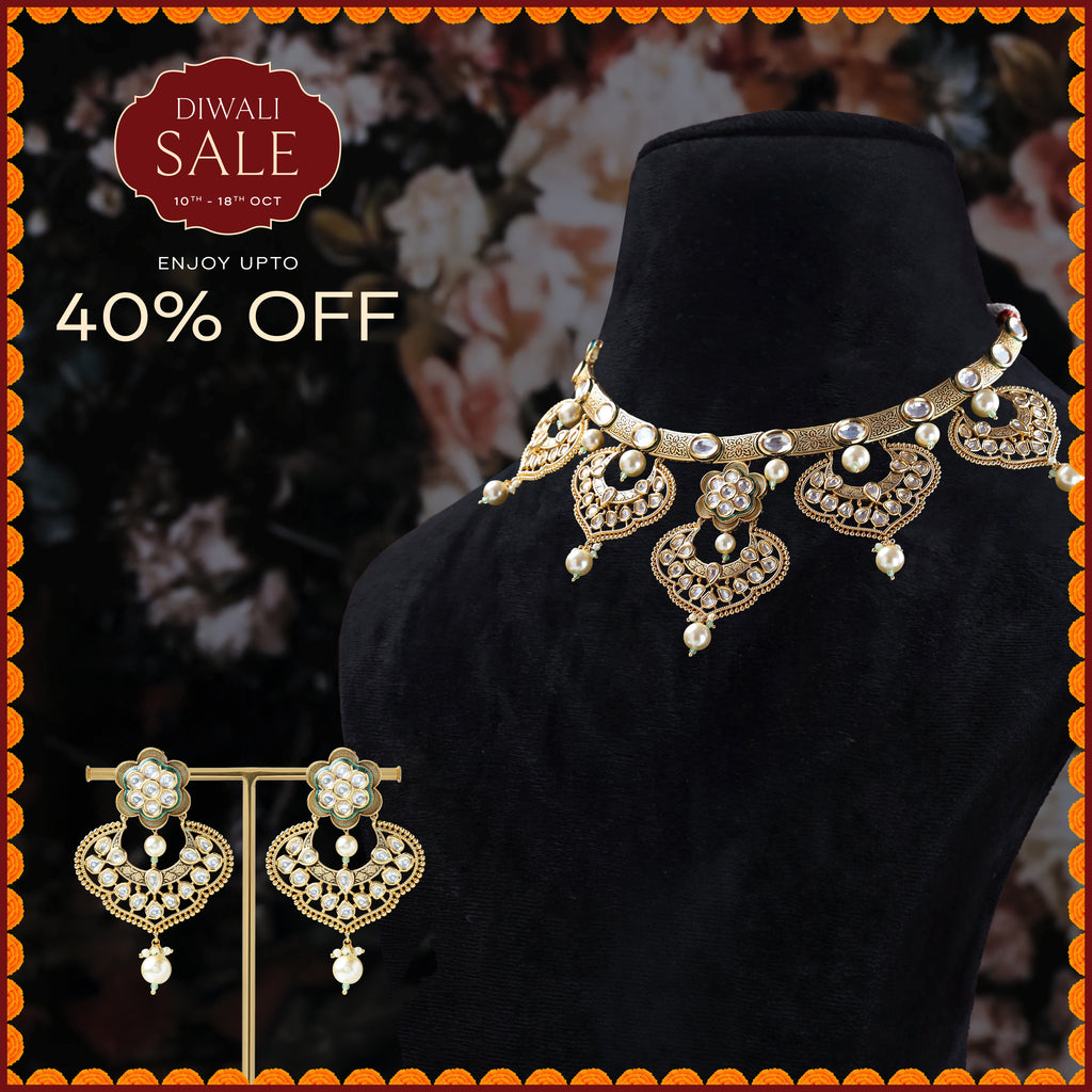 Golden Aura Choker Set