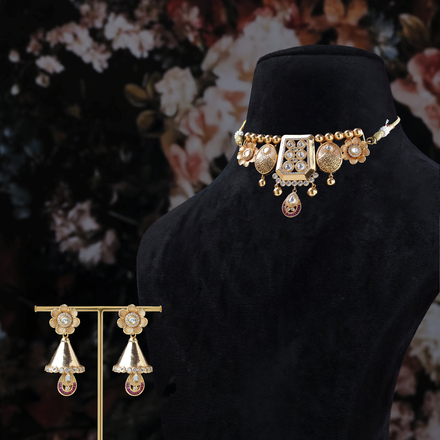Suvarnangi Choker Necklace Set