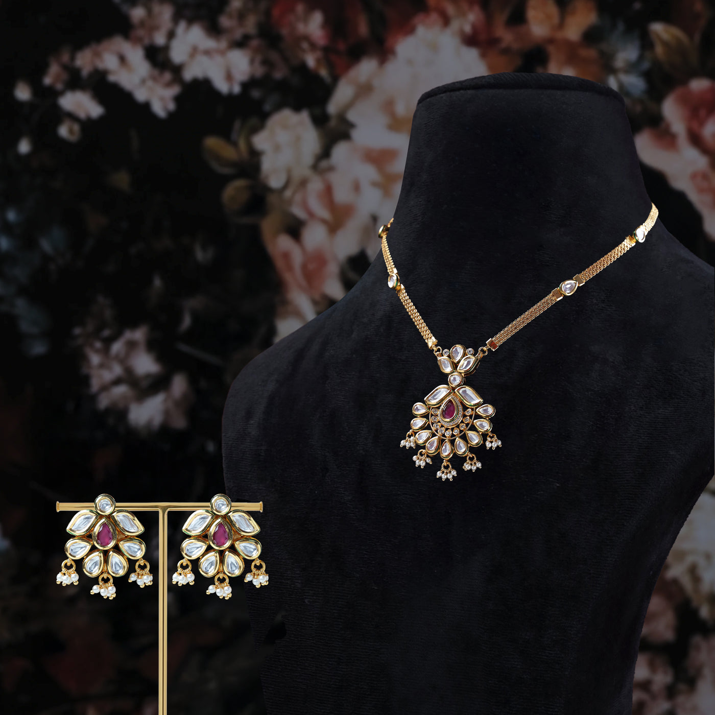 Vaidehi Polki Necklace Set