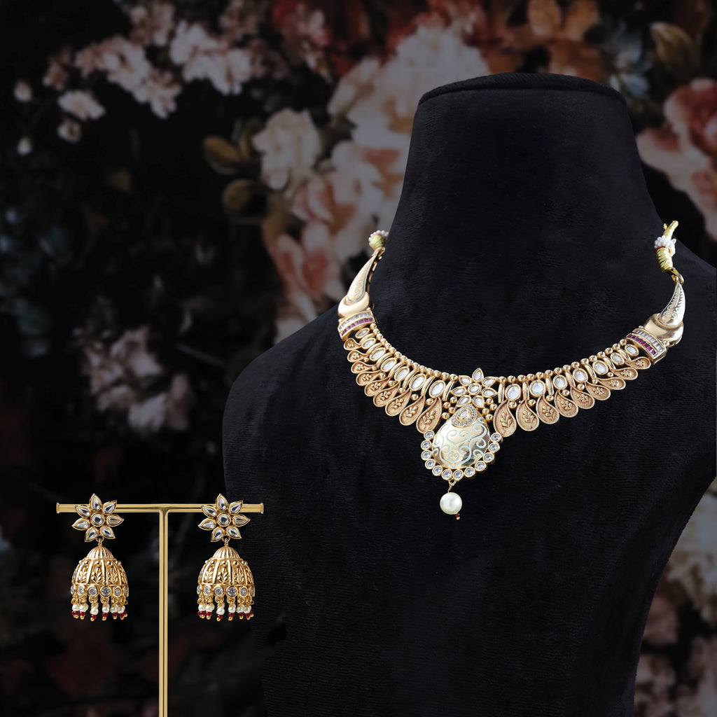 Vanshika Antique Kundan Set