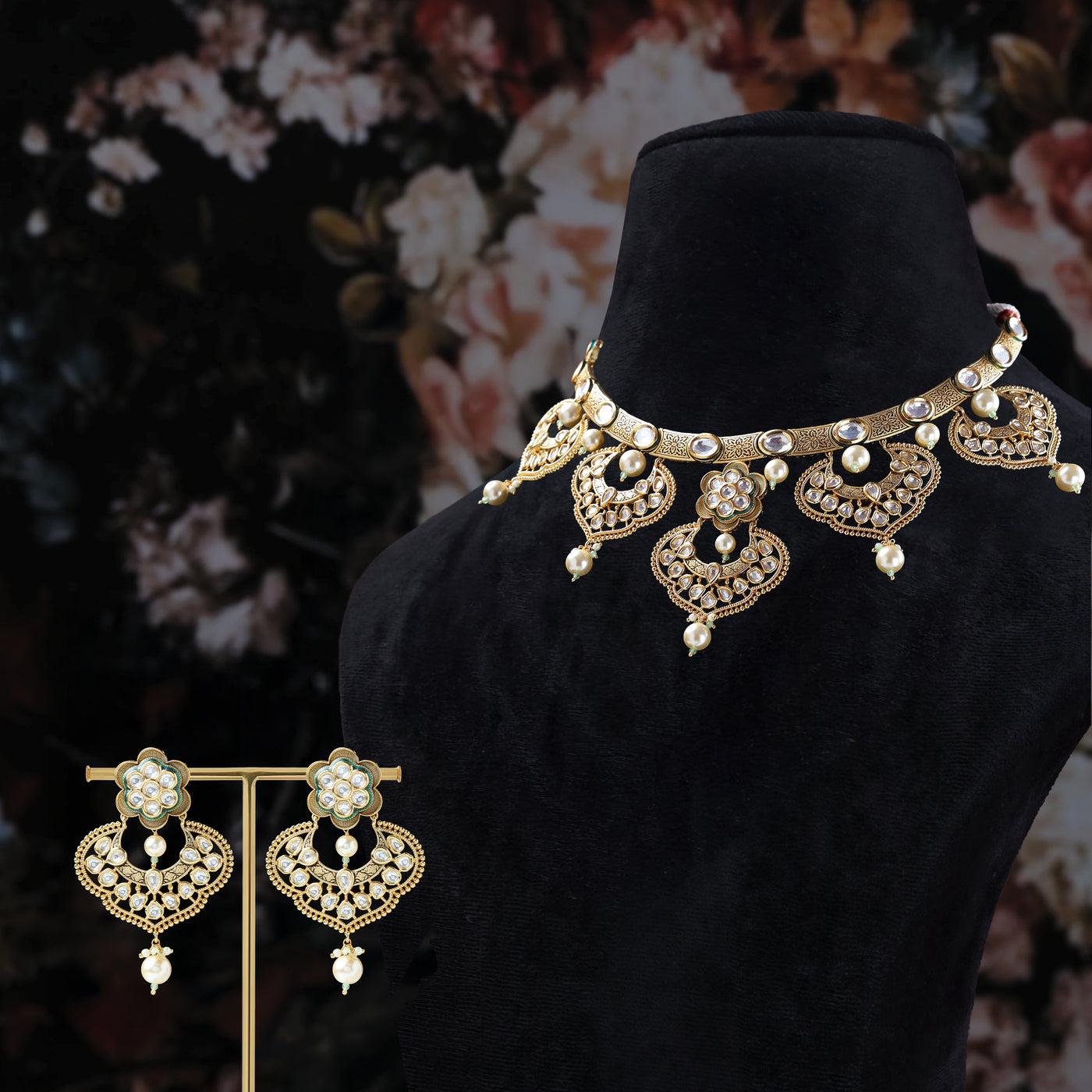 Golden Aura Choker Set