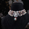 Navya Floral Gemstone Necklace Set