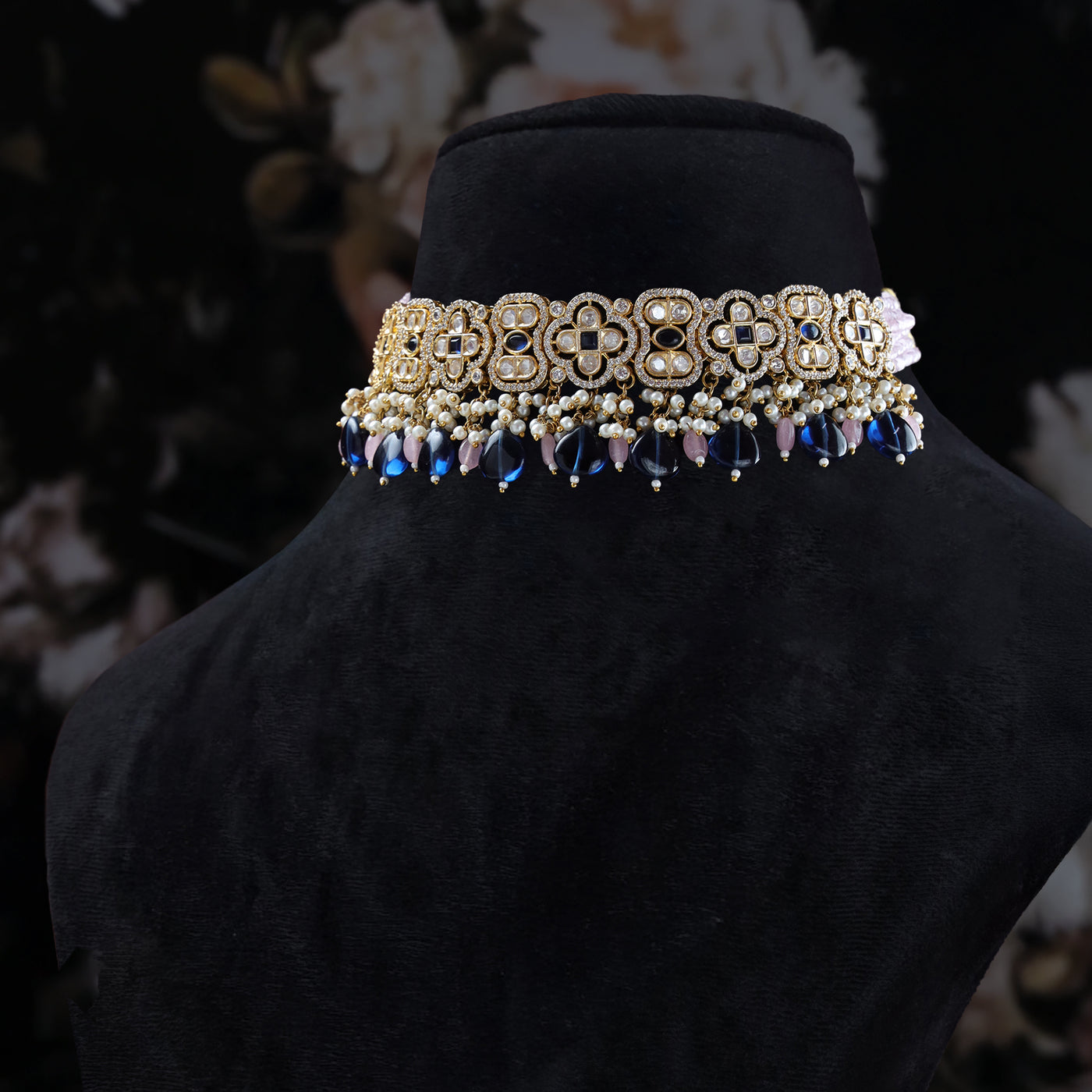 Neelambari Kundan Choker Set