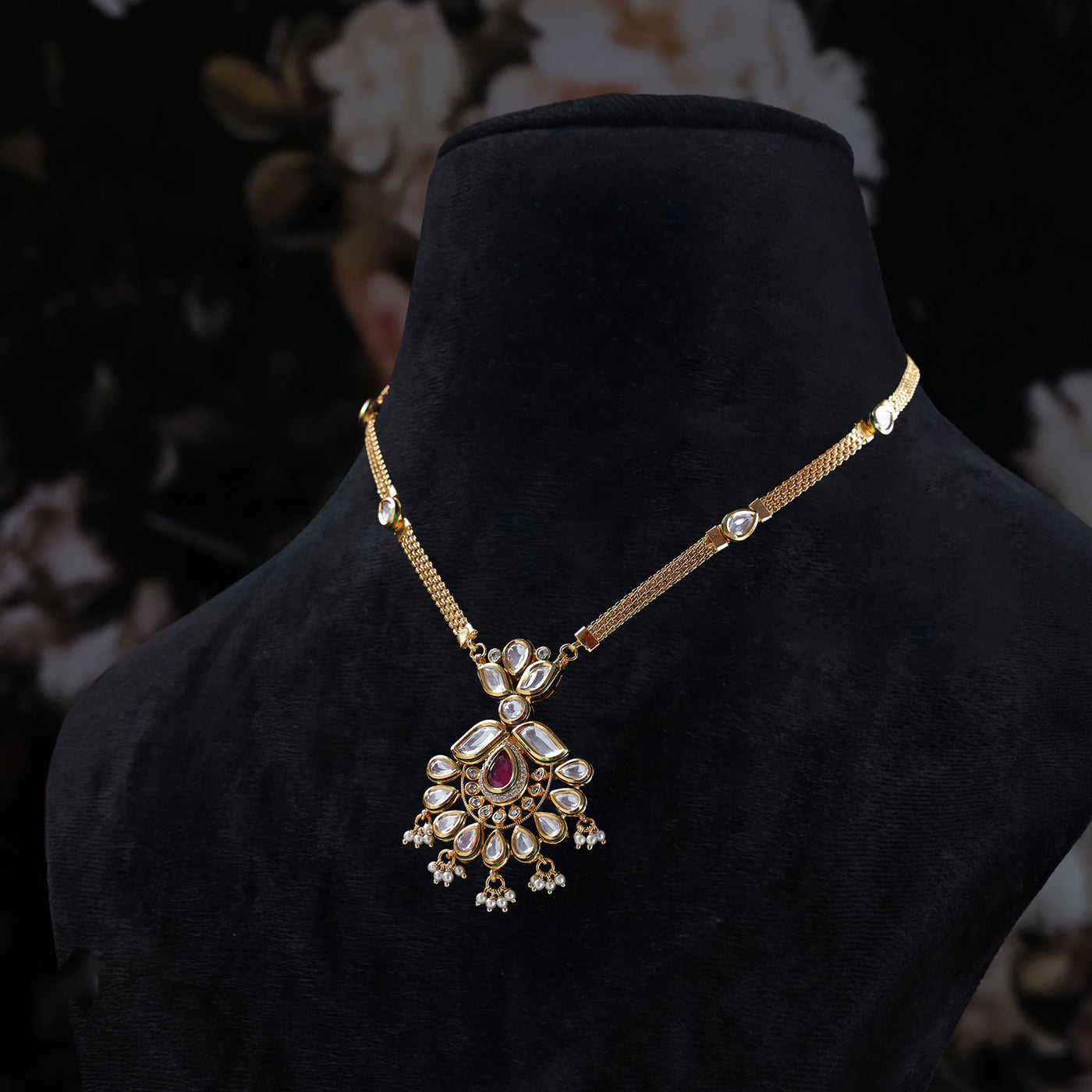 Vaidehi Polki Necklace Set