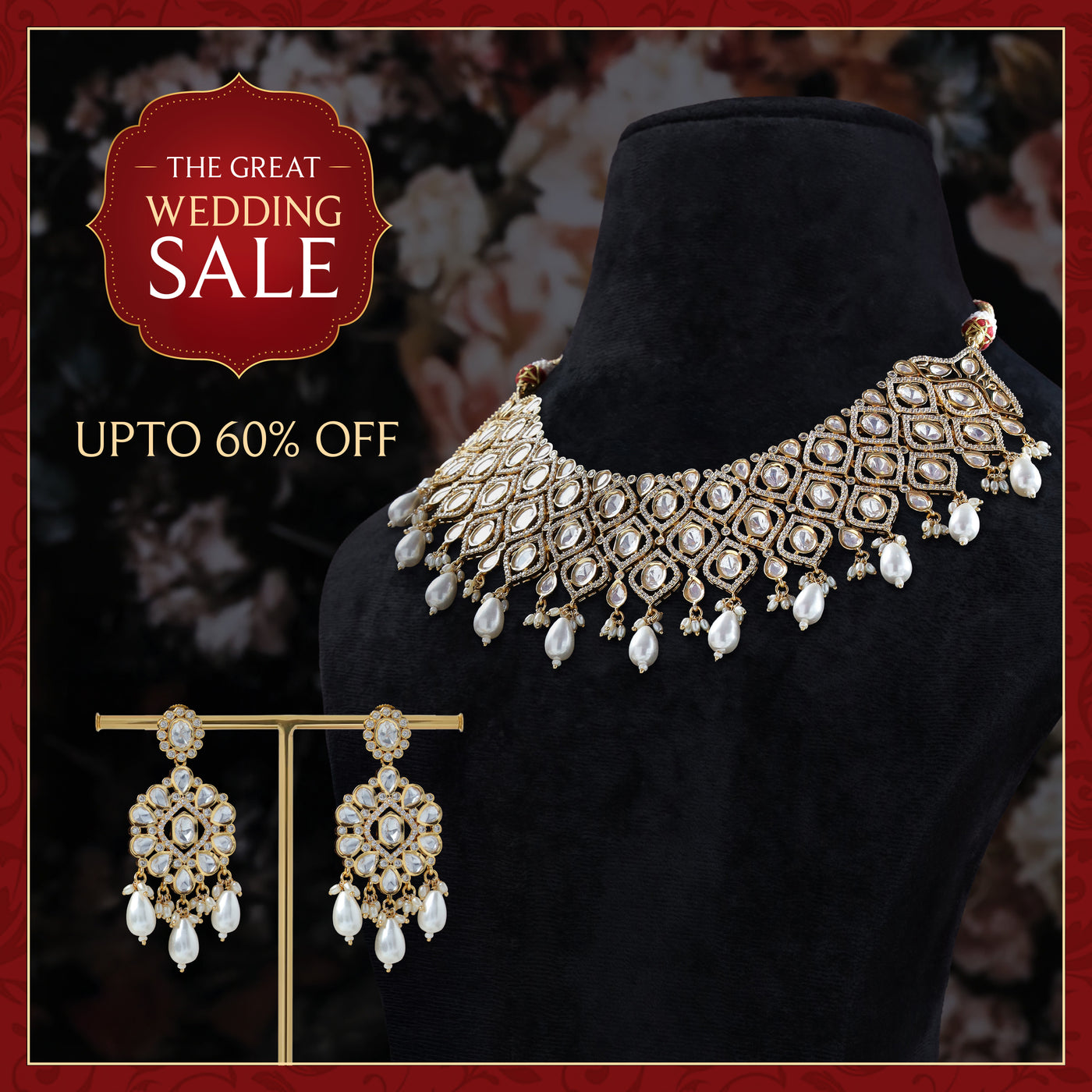 Sharvya Kundan Necklace Set
