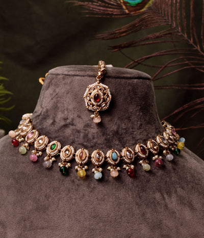 Mira necklace set (multi)