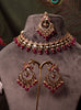 Anandi necklace set (magenta)