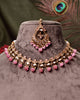 Anandi necklace set (pink)