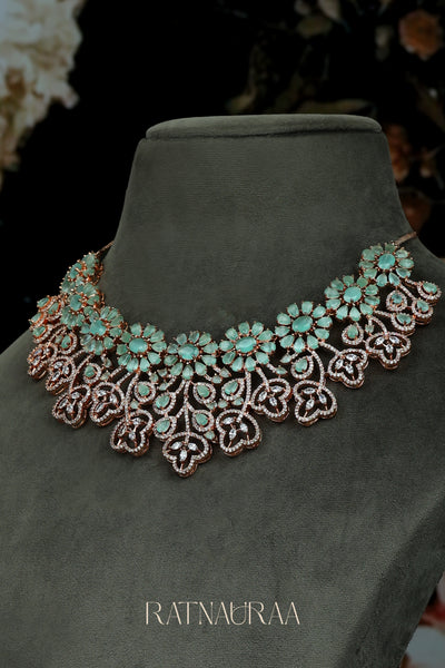 MEHER FLOWER CHOKER NECKLACE