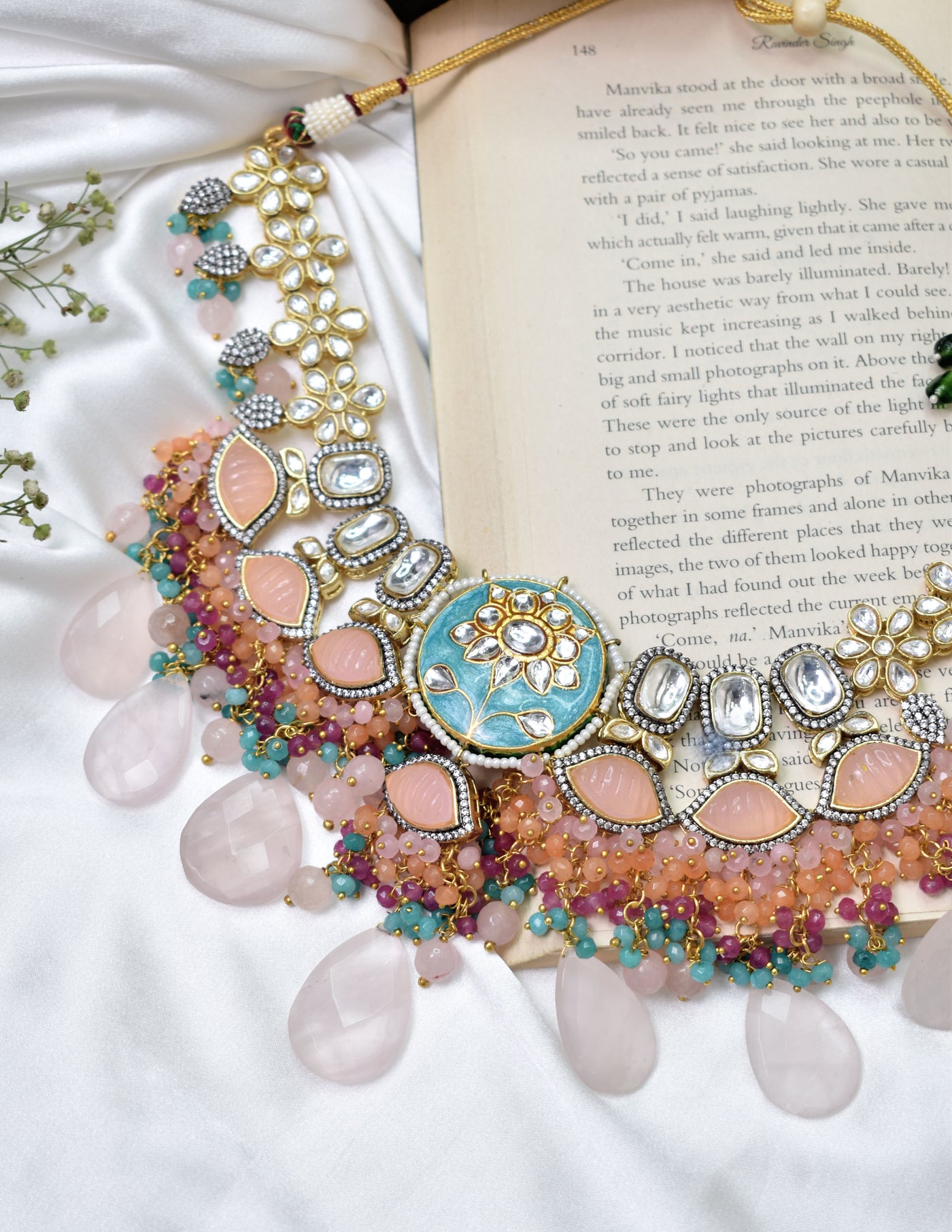 Marina Kundan necklace set