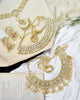 Organza bridal necklace set