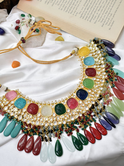 Zareen necklace set (Multi)