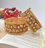 Antique Gold Jodha Openable Bangles