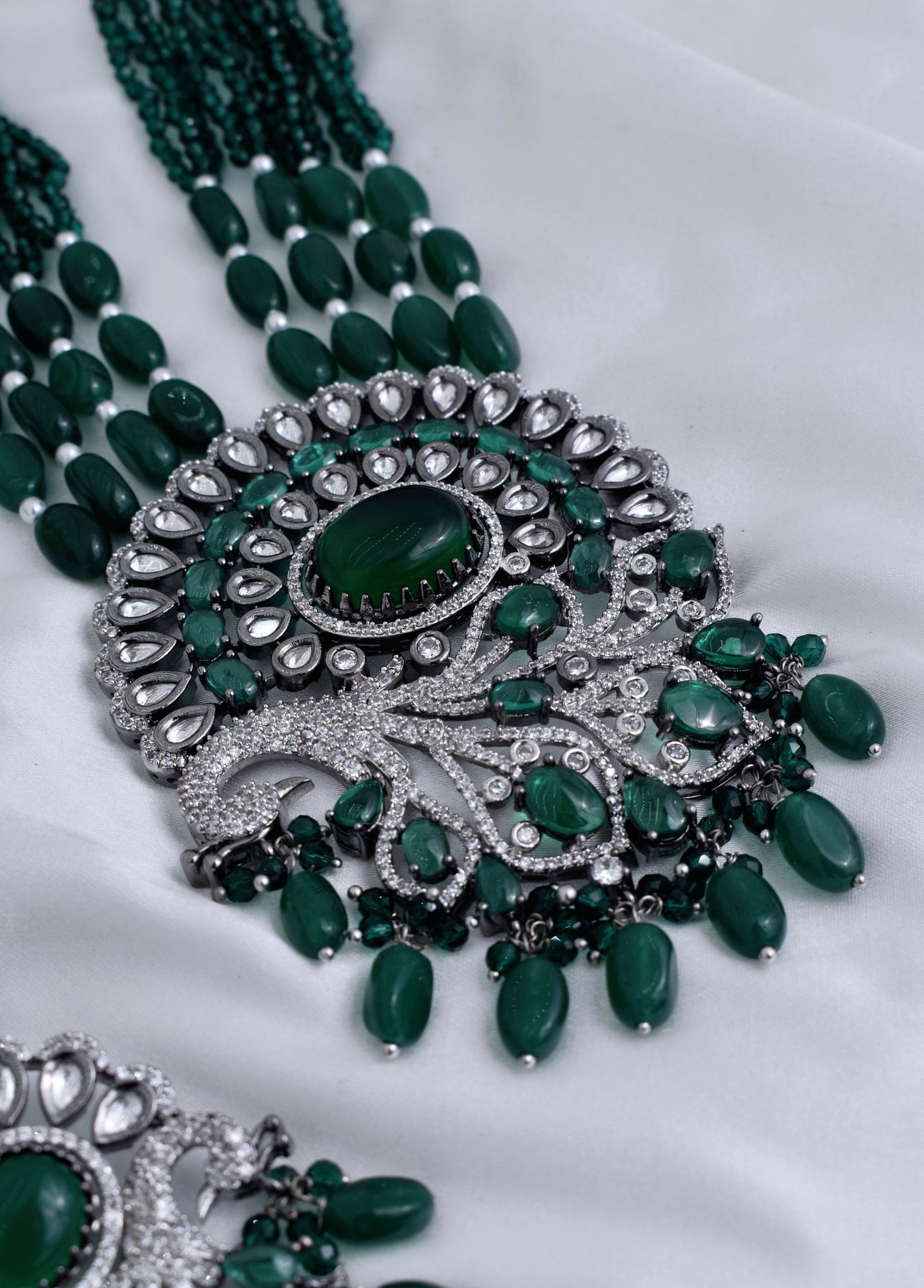 Aruba necklace set (green)