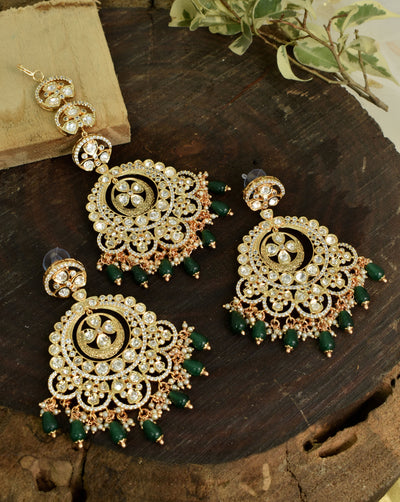 Nayima earrings set (green)