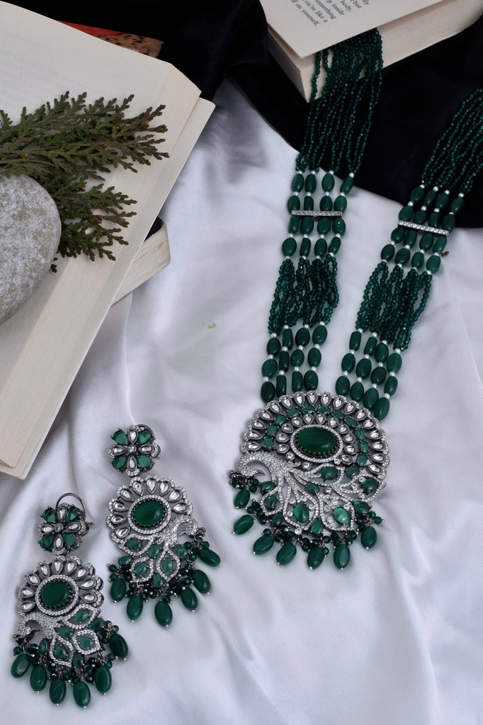Aruba necklace set (green)